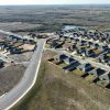 Aerial view of a large residential community, illustrating the scale of U.S. new-home construction and sales.