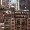 Residential apartment buildings in New York City