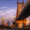 Queensboro Bridge and Long Island City skyline across the East River