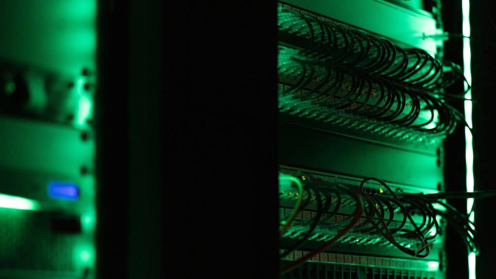 Server infrastructure illustrating technology leadership and governance at a title insurance underwriter