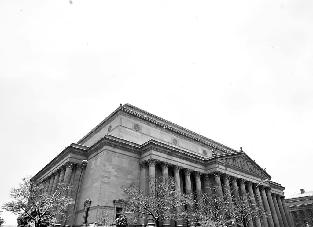 The U.S. Treasury Building in Washington, D.C., illustrating the Treasury market pressure driving higher mortgage-rate forecasts.