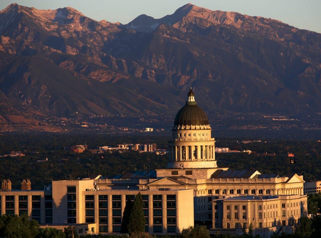 Utah State Capitol in Salt Lake City, Utah