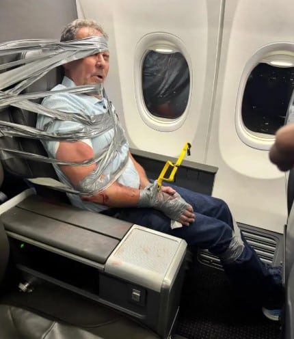 Arizona Real Estate Agent Fired After Being Duct-Taped Following In-Flight Disruption