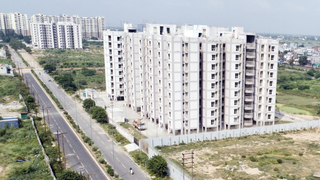 Apartment buildings illustrating affordable rental housing finance