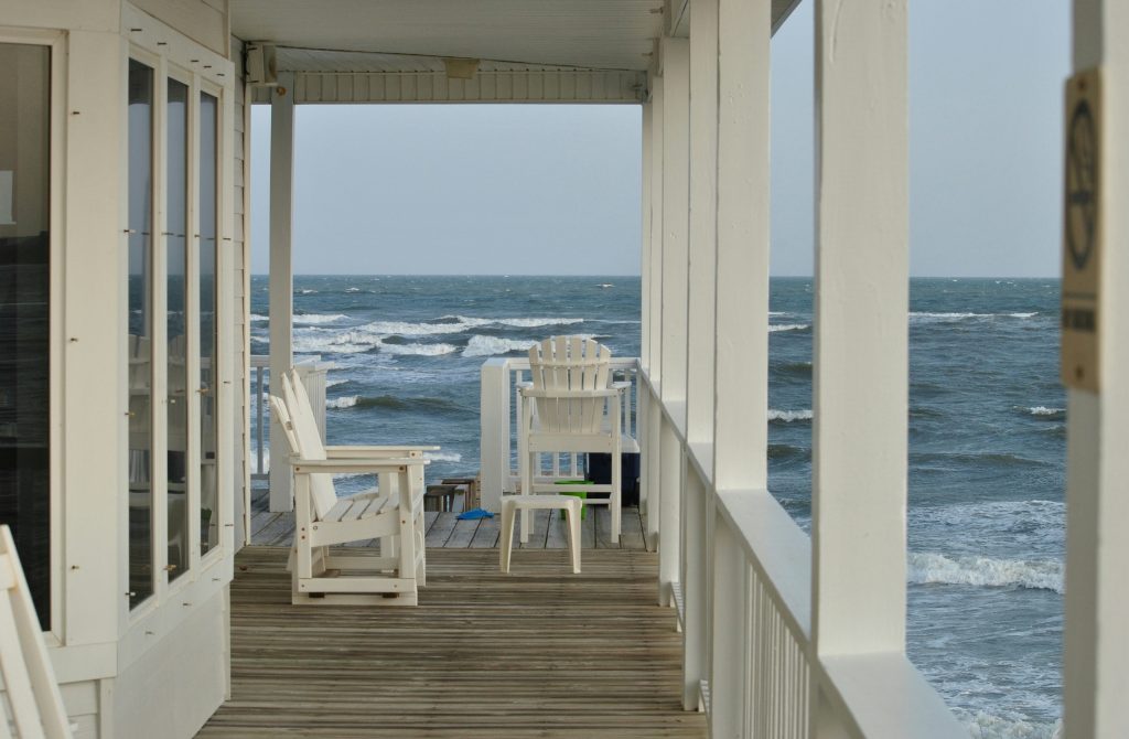 Beach homes representing the vacation rental market