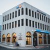 Modern commercial building, illustrative image not depicting Merchants Bancorp