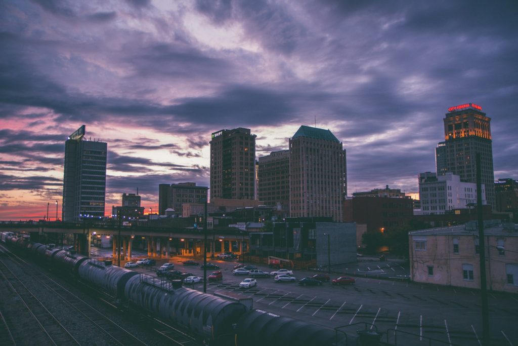 Birmingham Alabama skyline illustrating Regions Financial's third-quarter results