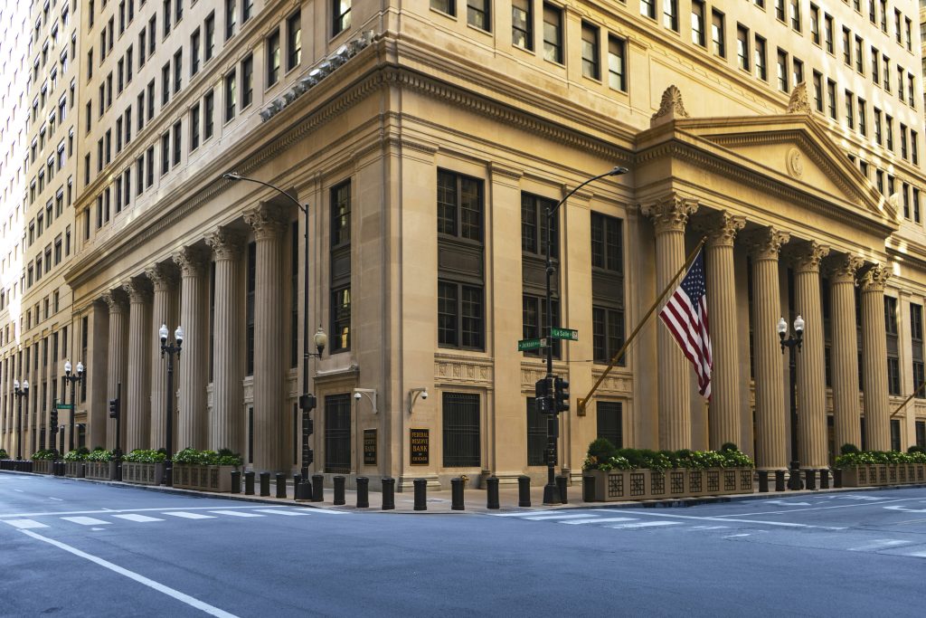 Chicago Federal Reserve Bank building, illustrative image; not the Washington Board of Governors