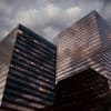 Commercial building facade illustrating commercial real estate credit exposure