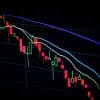 Financial market trading display illustrating bond-market activity; not a chart of October 2026 Treasury yields
