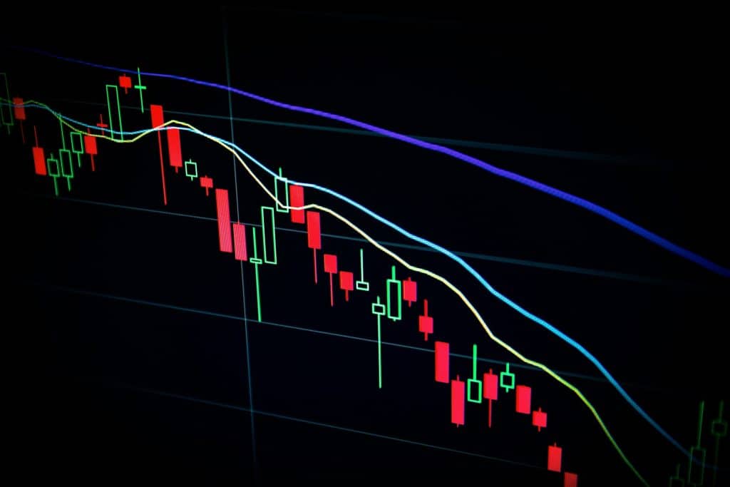 Financial market trading display illustrating bond-market activity; not a chart of October 2026 Treasury yields