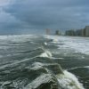 Coastal property illustrating climate-risk ratings, not a property involved in the Florida lawsuit