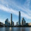 Guangzhou, China skyline viewed across the Pearl River, illustrative photograph