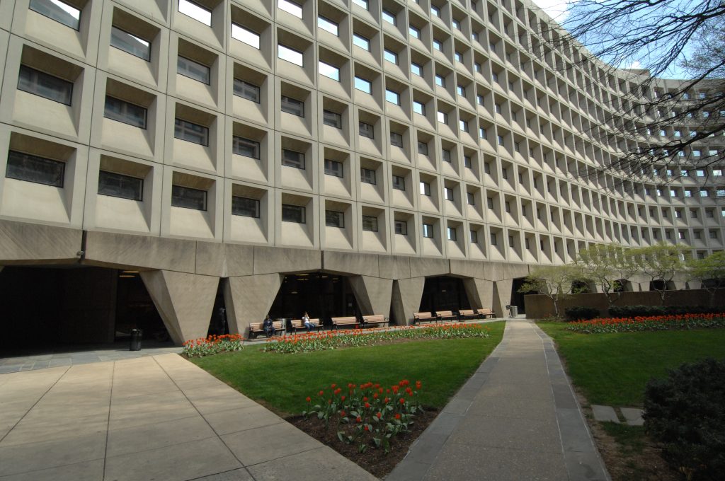 Exterior of the U.S. Department of Housing and Urban Development headquarters in Washington, D.C.