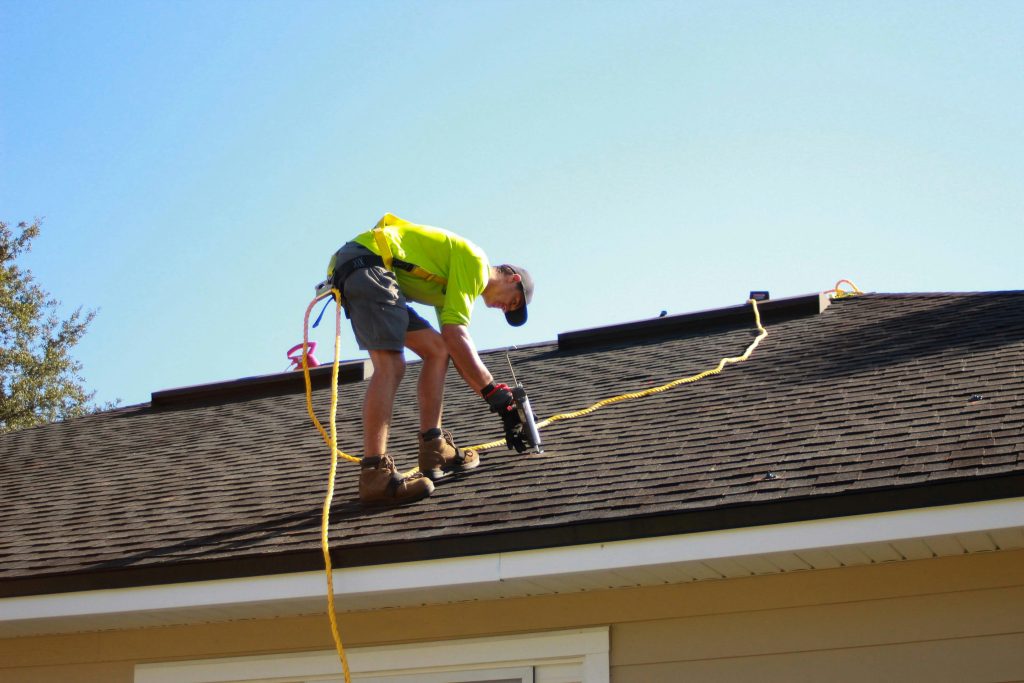 Residential roofing project illustrating GoodLeap home-improvement financing