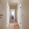Two workers renovating a residential home