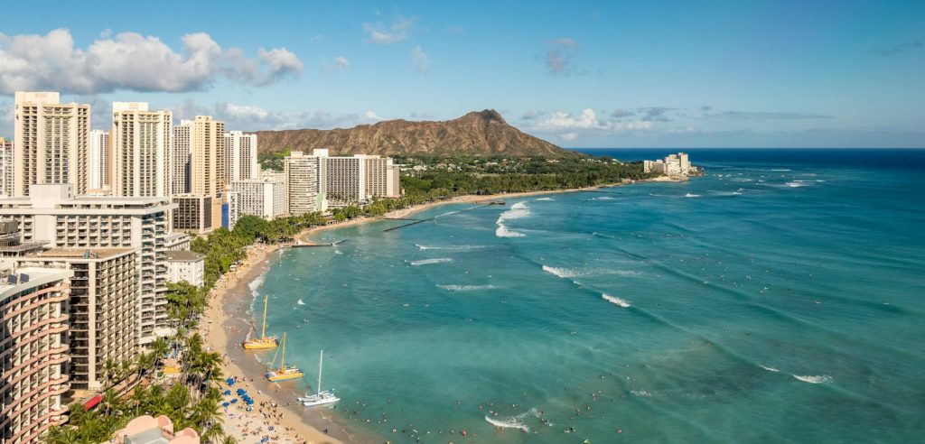 Honolulu waterfront illustrative not project site