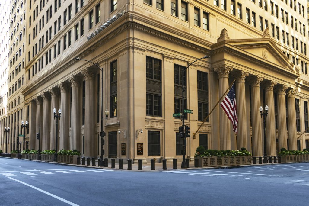 Federal Reserve Bank of Chicago building, illustrative