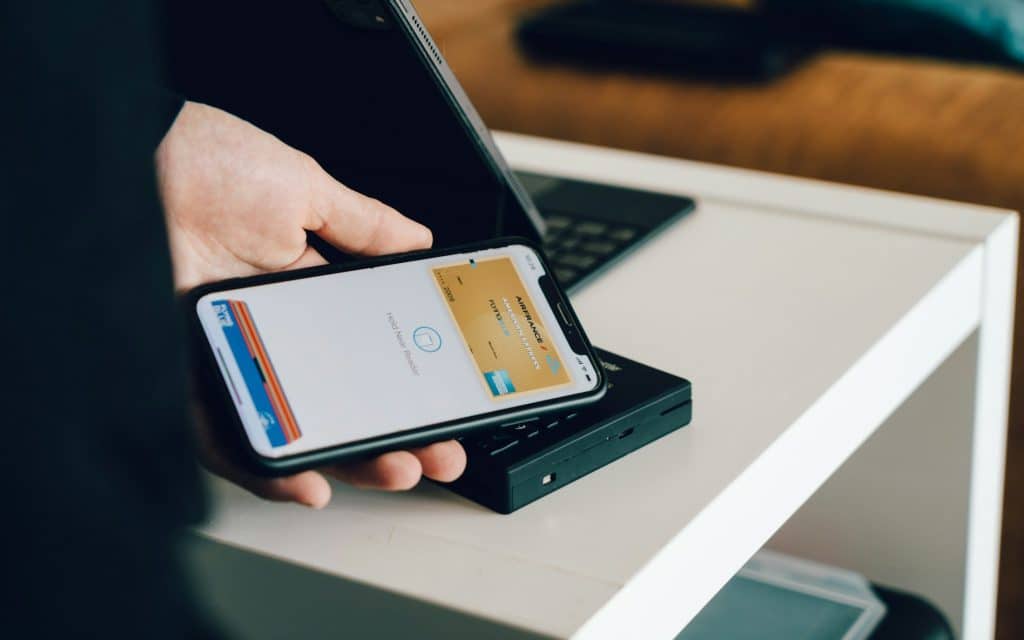 Payment card and mobile financial technology, illustrative image for rent and mortgage rewards