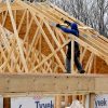 Residential construction illustrating new homebuilding; not the Broadcast District site