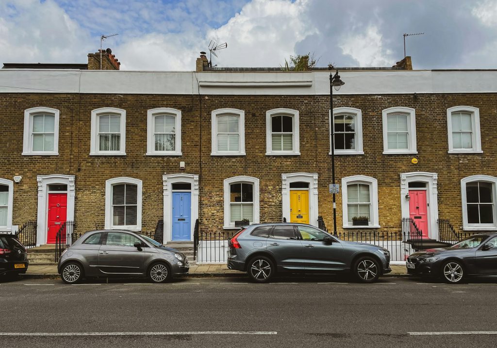 Residential houses in London illustrating UK mortgage lending; not a specific NatWest-financed property
