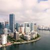 Aerial view of downtown Miami and Brickell skyline, illustrative image not depicting the proposed Faena towers