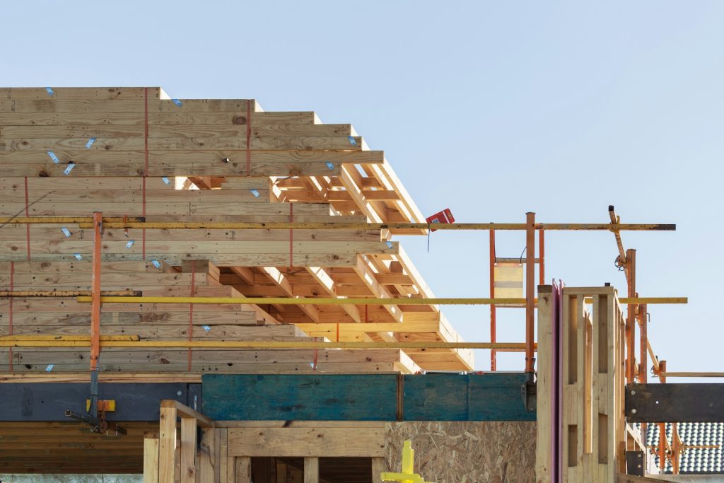 New residential home under construction, illustrating homebuilding costs and demand