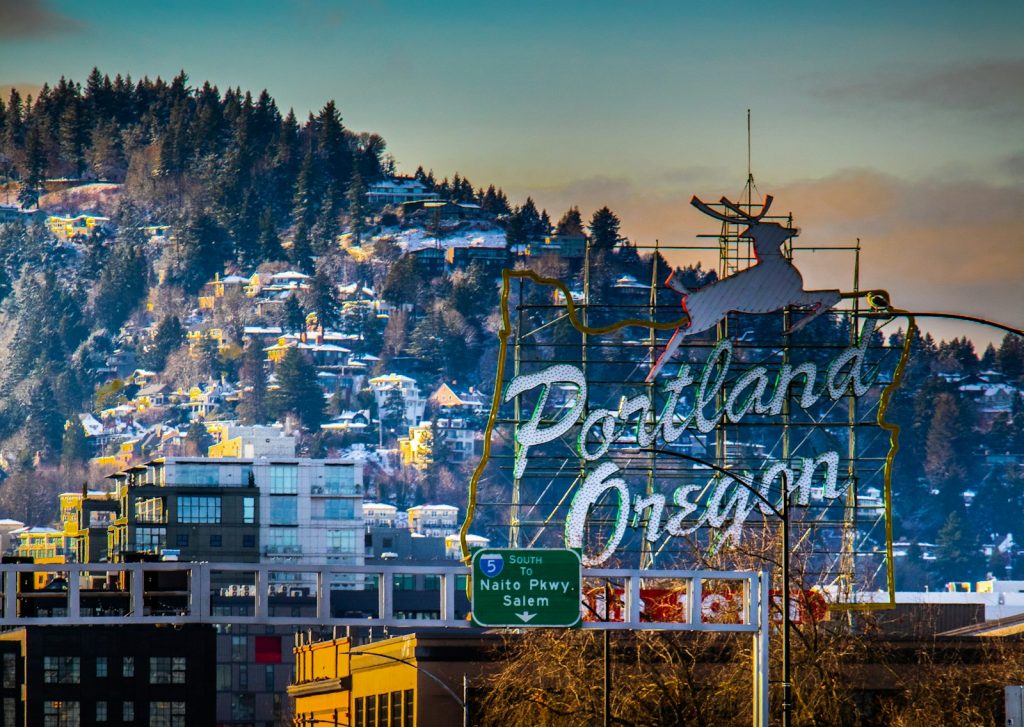 Portland Oregon skyline illustrating Multnomah County housing assistance policy