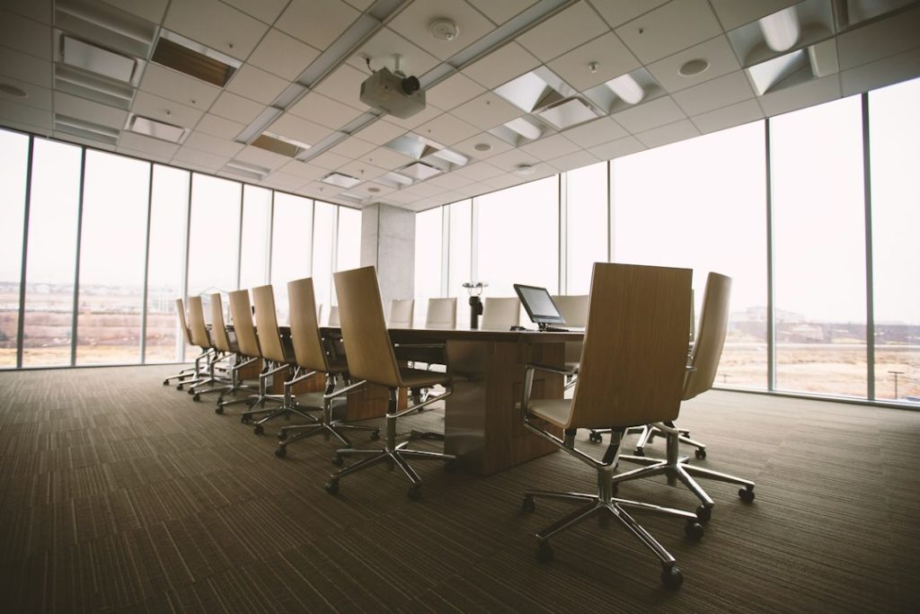 Executive boardroom, illustrative image for Long & Foster leadership transition