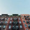 Illustrative residential building exterior