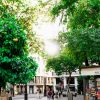 Retail storefronts and pedestrian street, illustrative image for U.S. retail asking rent report