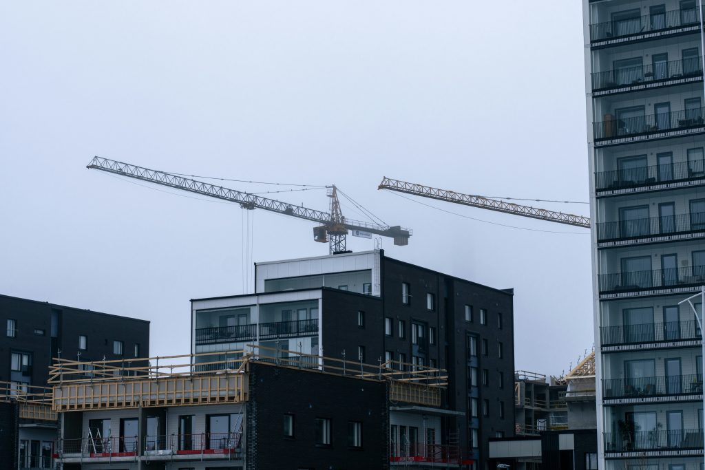 Multifamily construction site illustrating SCALE Lending's $67.5 million Rahway construction loan