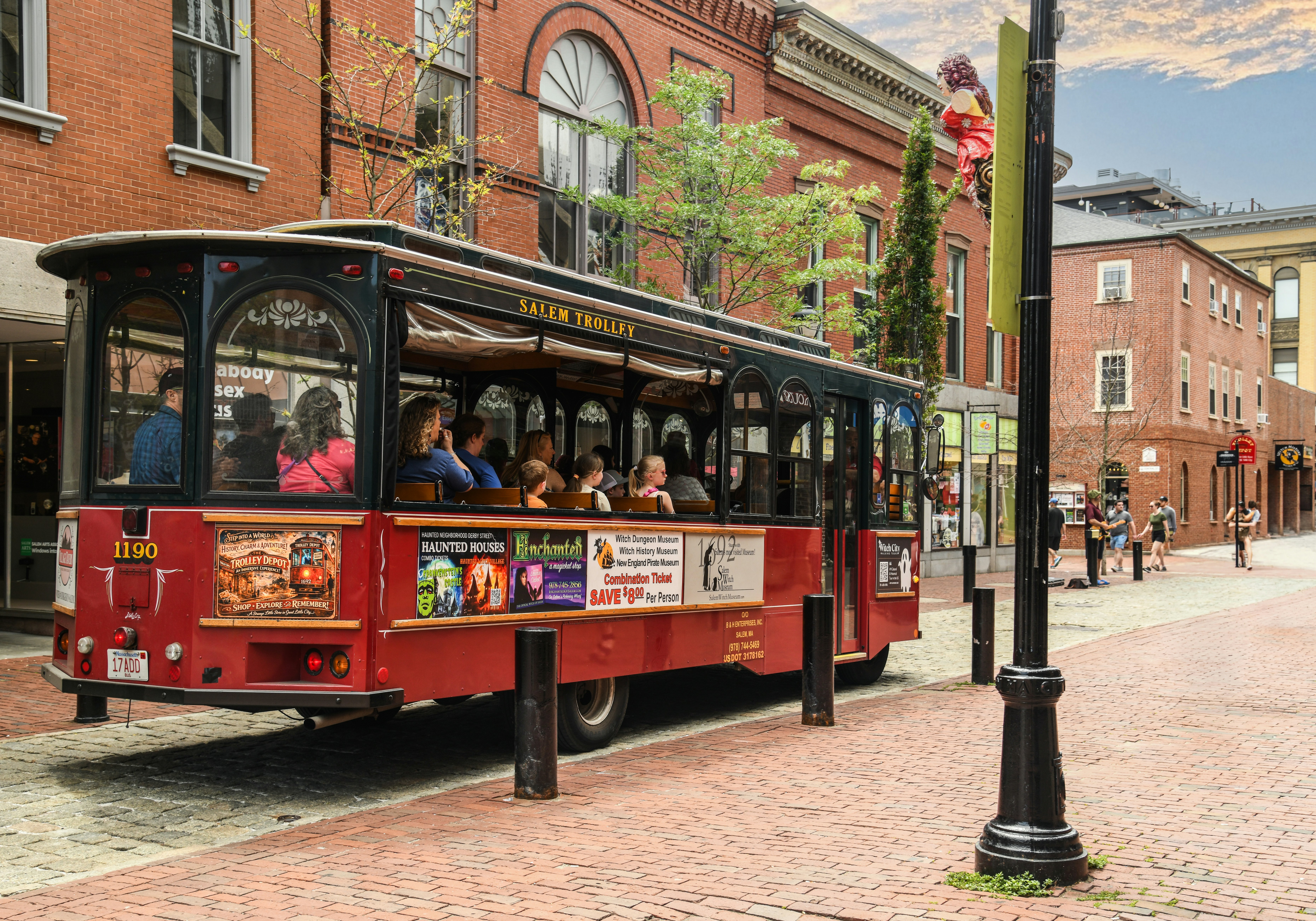 Street scene in Salem Massachusetts