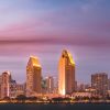 San Diego skyline representing the Midway Rising housing redevelopment