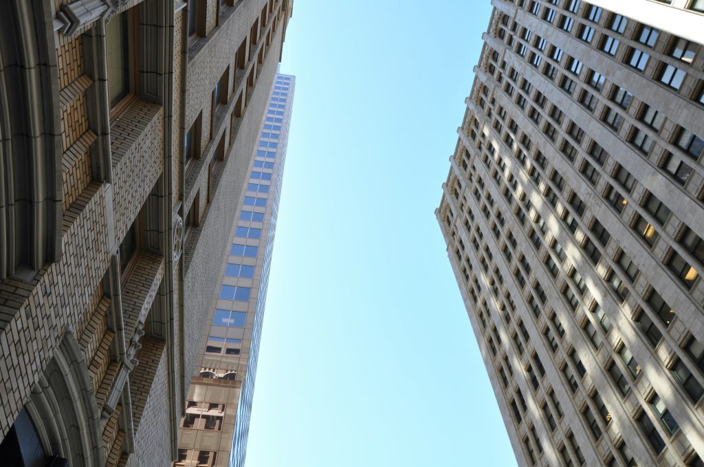 San Francisco financial district skyline illustrating Wells Fargo and federal mortgage-lending scrutiny