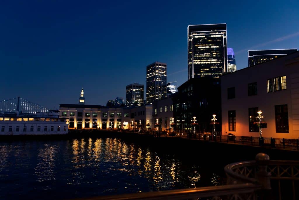 San Francisco waterfront skyline; illustrative photograph, not a Kilroy Realty property