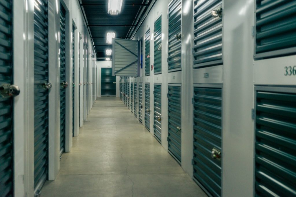 Illustrative view of a self storage facility