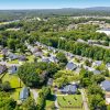 Neighborhood homes, illustrative photograph