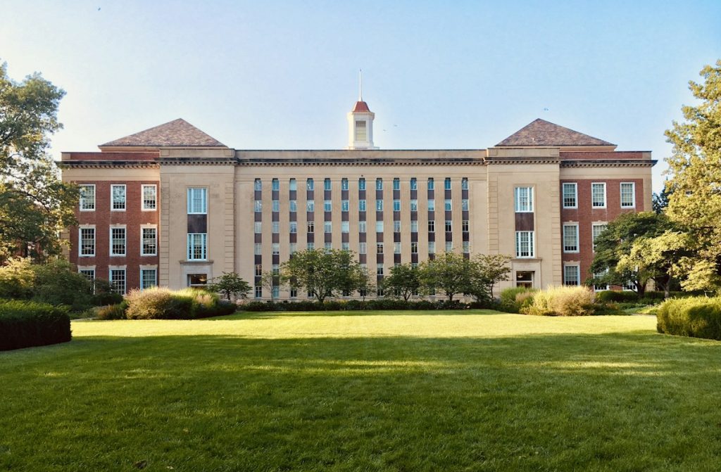 University campus building, illustrative photograph not tied to the report's properties