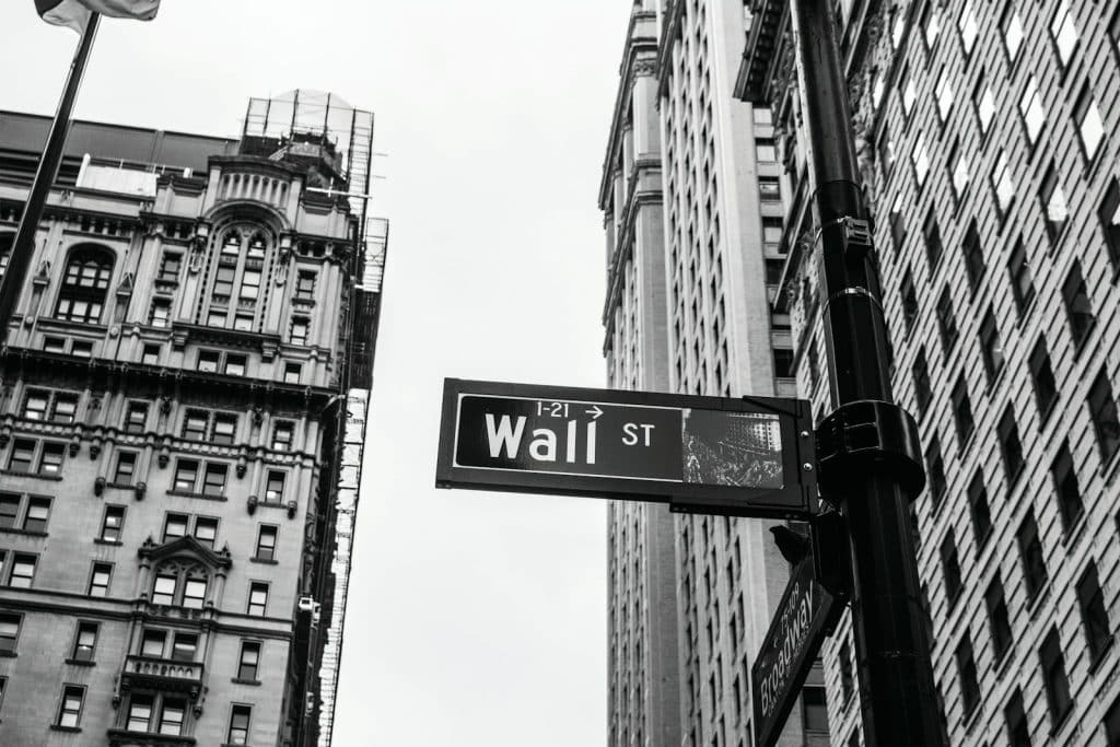 Wall Street sign illustrating BSR REIT's planned NYSE listing