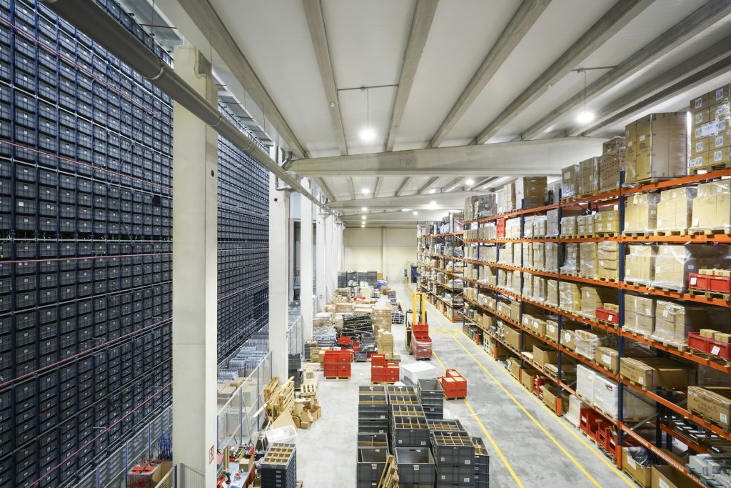 Industrial warehouse interior, illustrative image; not the Shelbyville Kentucky property