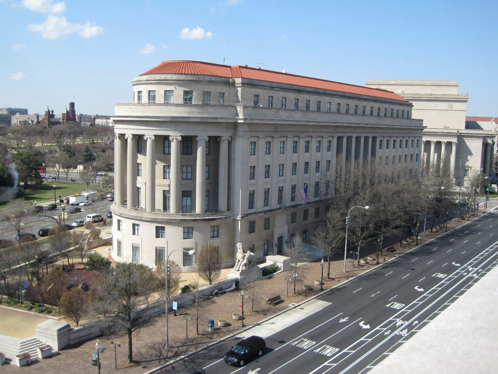 Federal office building in Washington, D.C., illustrating federal housing-finance oversight